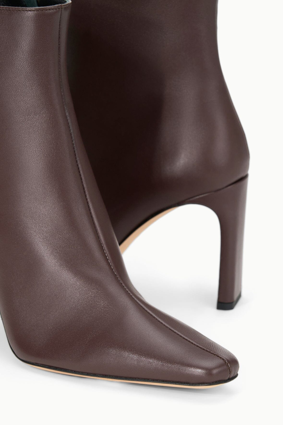 STAUD WALLY ANKLE HIGH HEEL BOOT ESPRESSO - 7