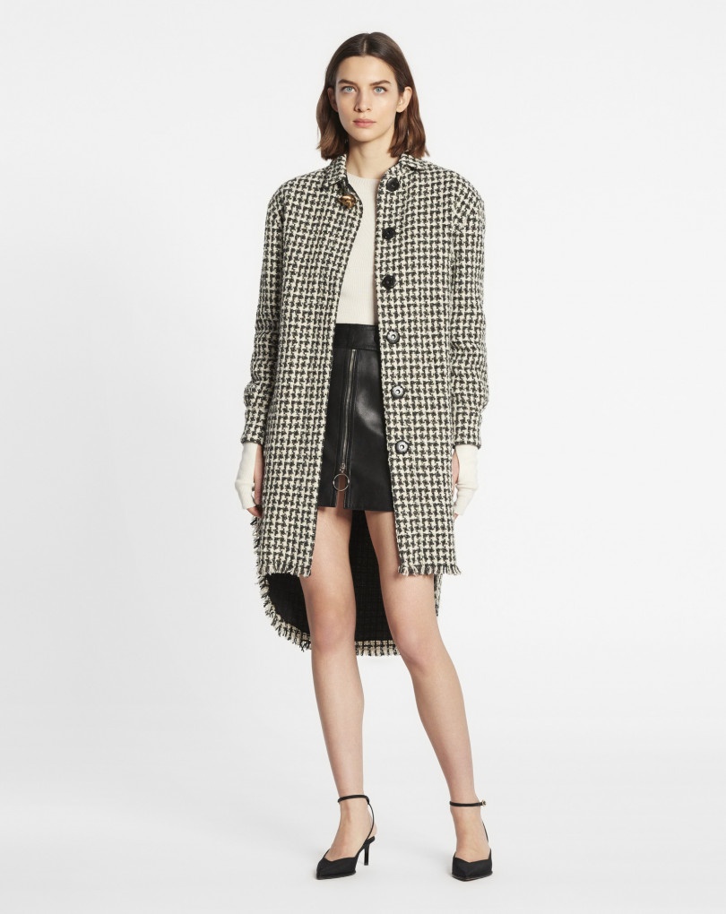 TWEED SHIRT DRESS - 5