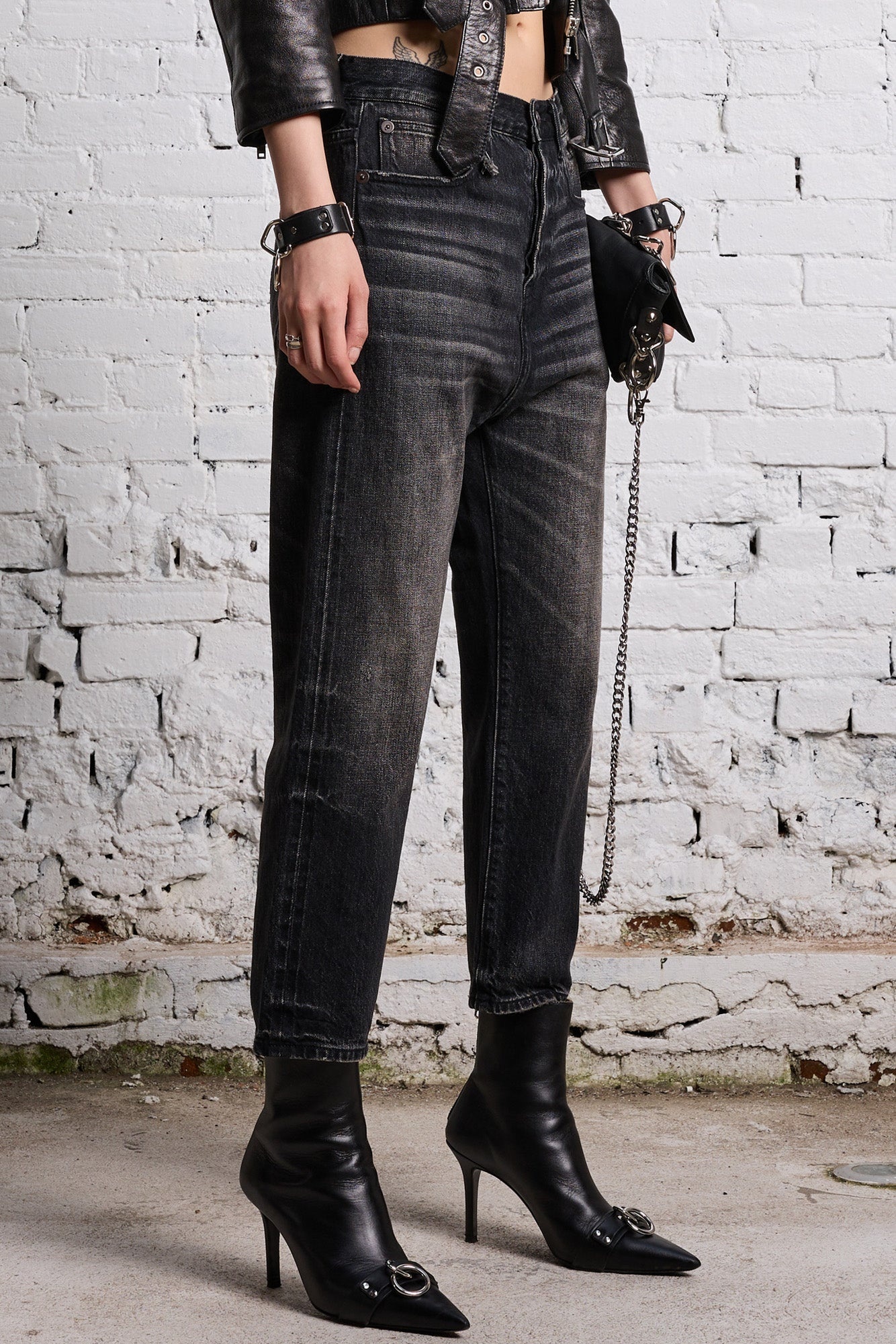 TAILORED DROP - ETON SELVEDGE BLACK - 5