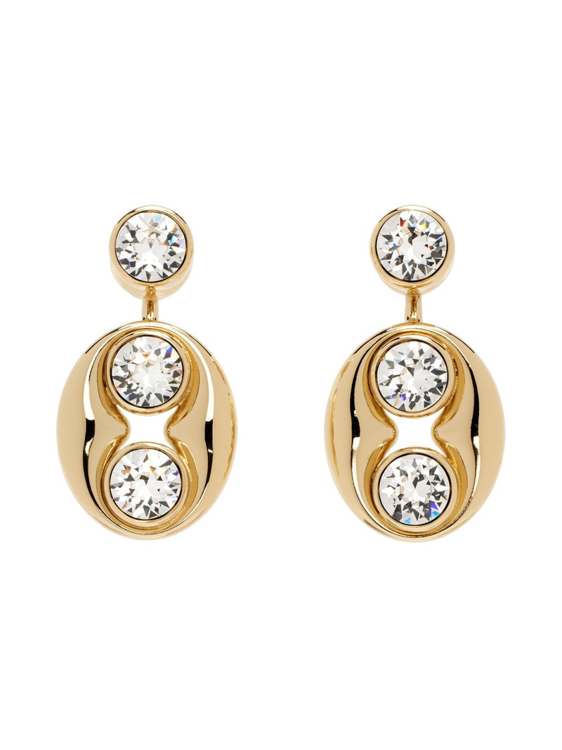 Gold Iris Earrings 1