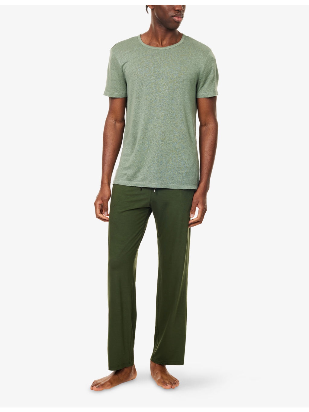 Jordan Crewneck Linen T-Shirt - 2