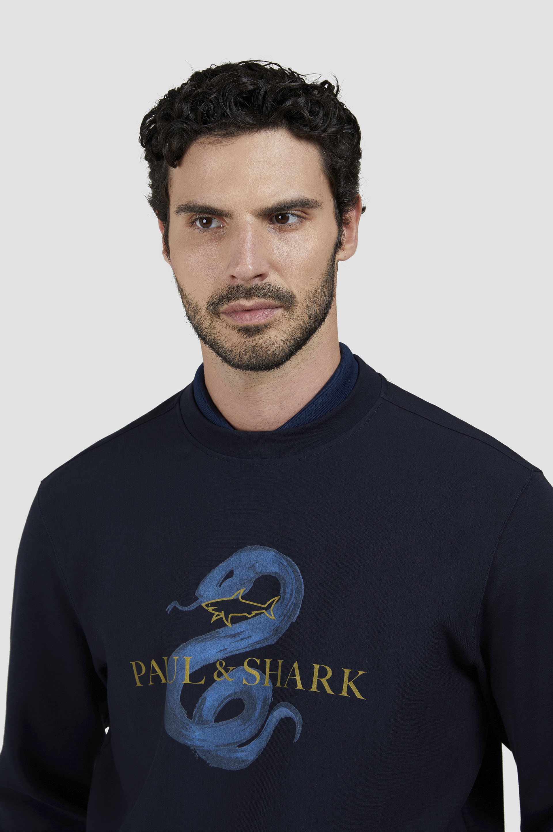 ACTIVE FLEECE COTTON SWEATSHIRT WITH YEAR OF THE SNAKE PRINT - 4