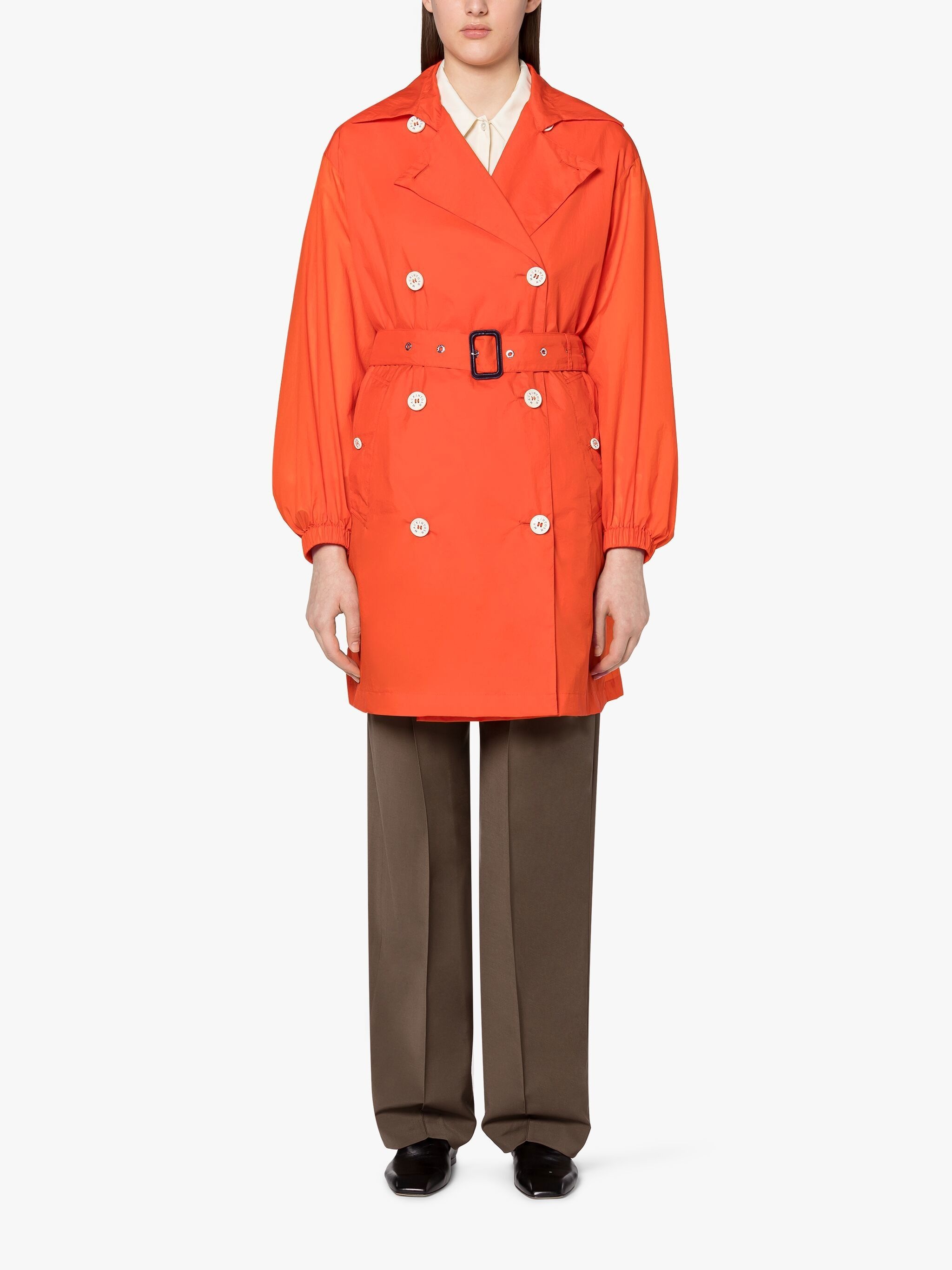 ERVIE ORANGE NYLON COAT | LM-1107 - 3
