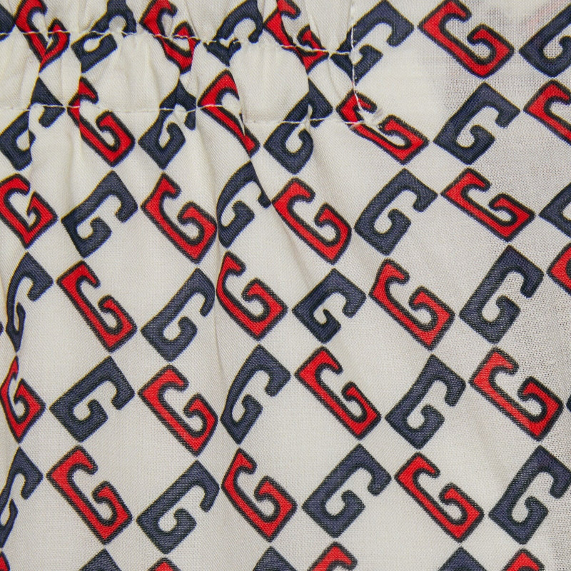 Geometric G print muslin shorts 5