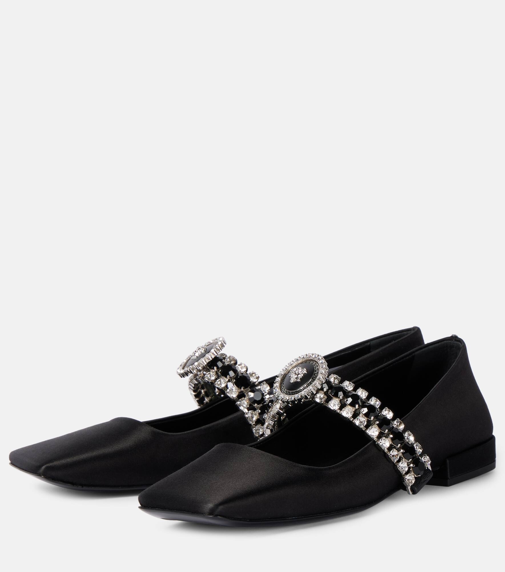 Medusa '95 embellished ballet flats - 4
