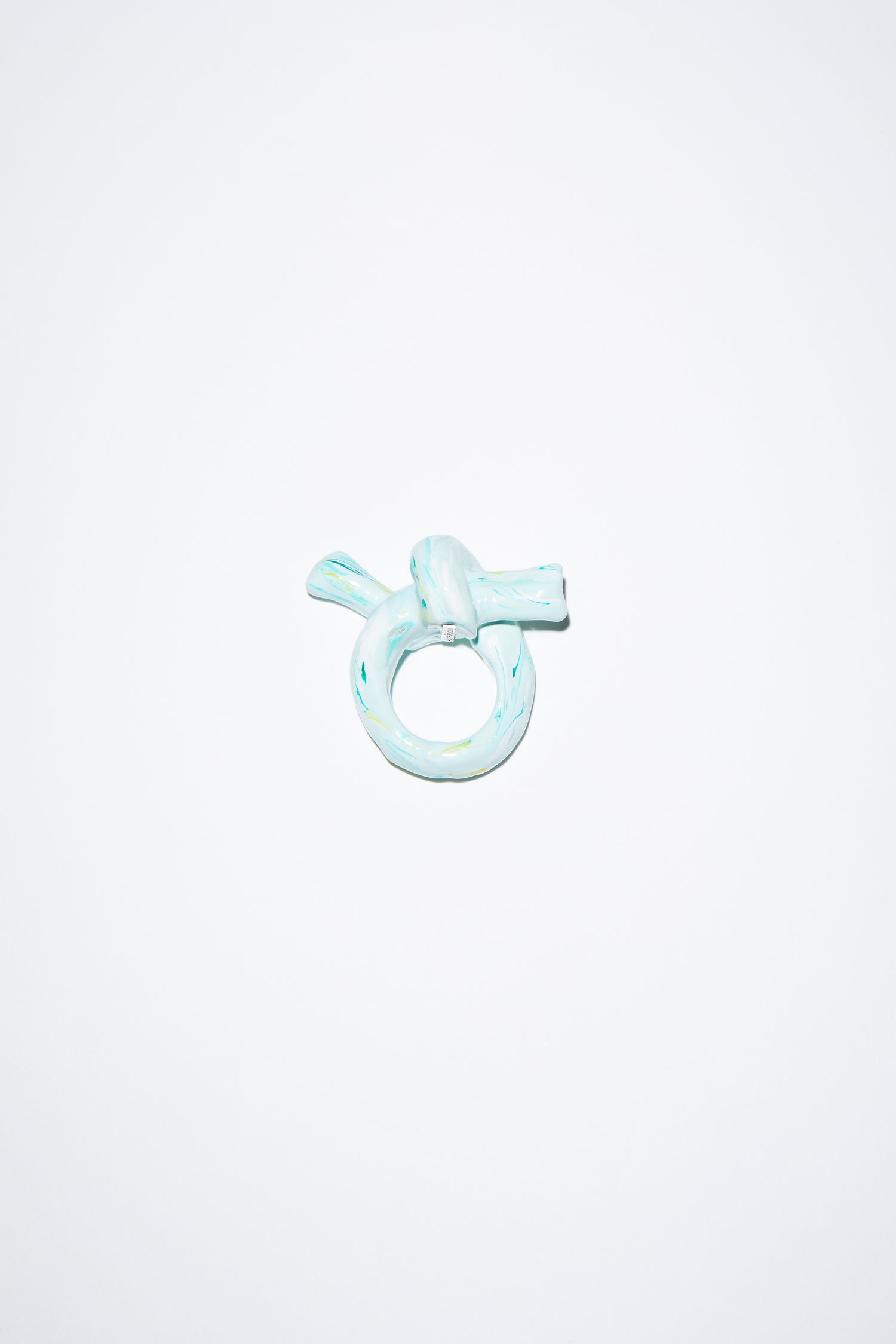 Knot ring - Mint green - 1