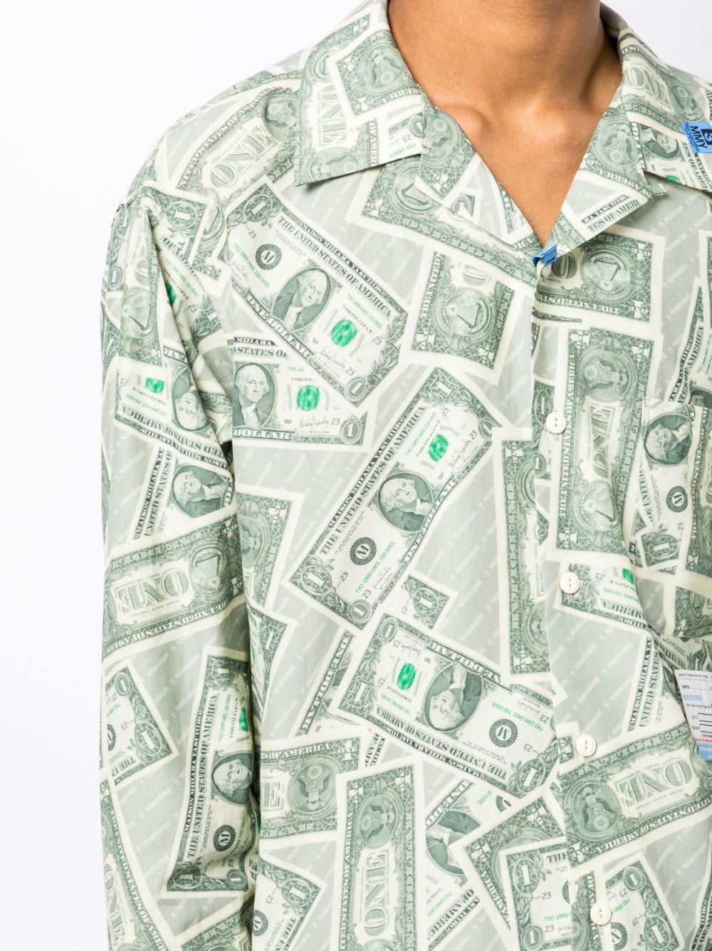 Dollar Bill long-sleeve shirt - 5