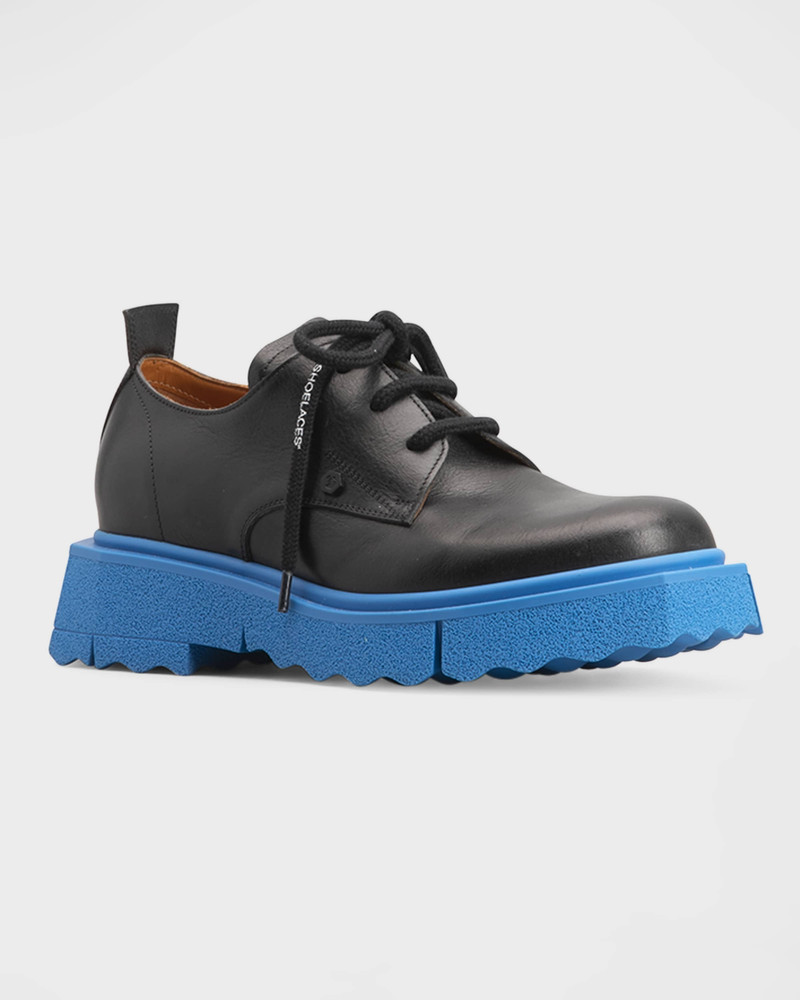 Off-White Men's Sponge Sole Leather Derby Shoes outlook