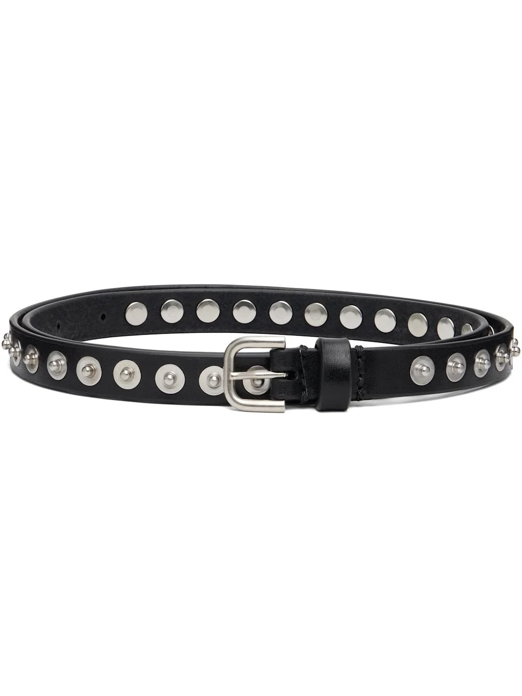 Black Leather Belt - 1
