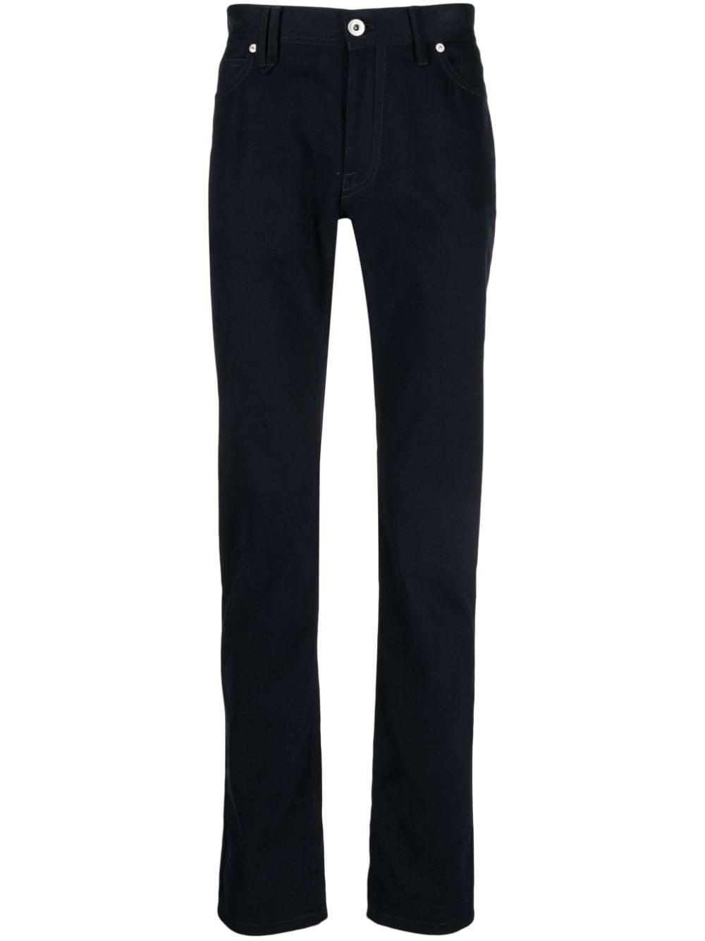 logo-appliquÃ© straight-leg trousers - 1