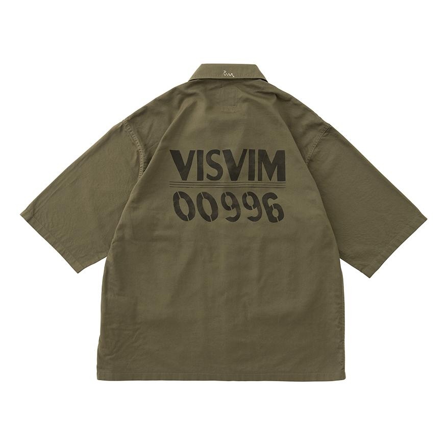 visvim CORNET SHIRT S/S OLIVE | REVERSIBLE