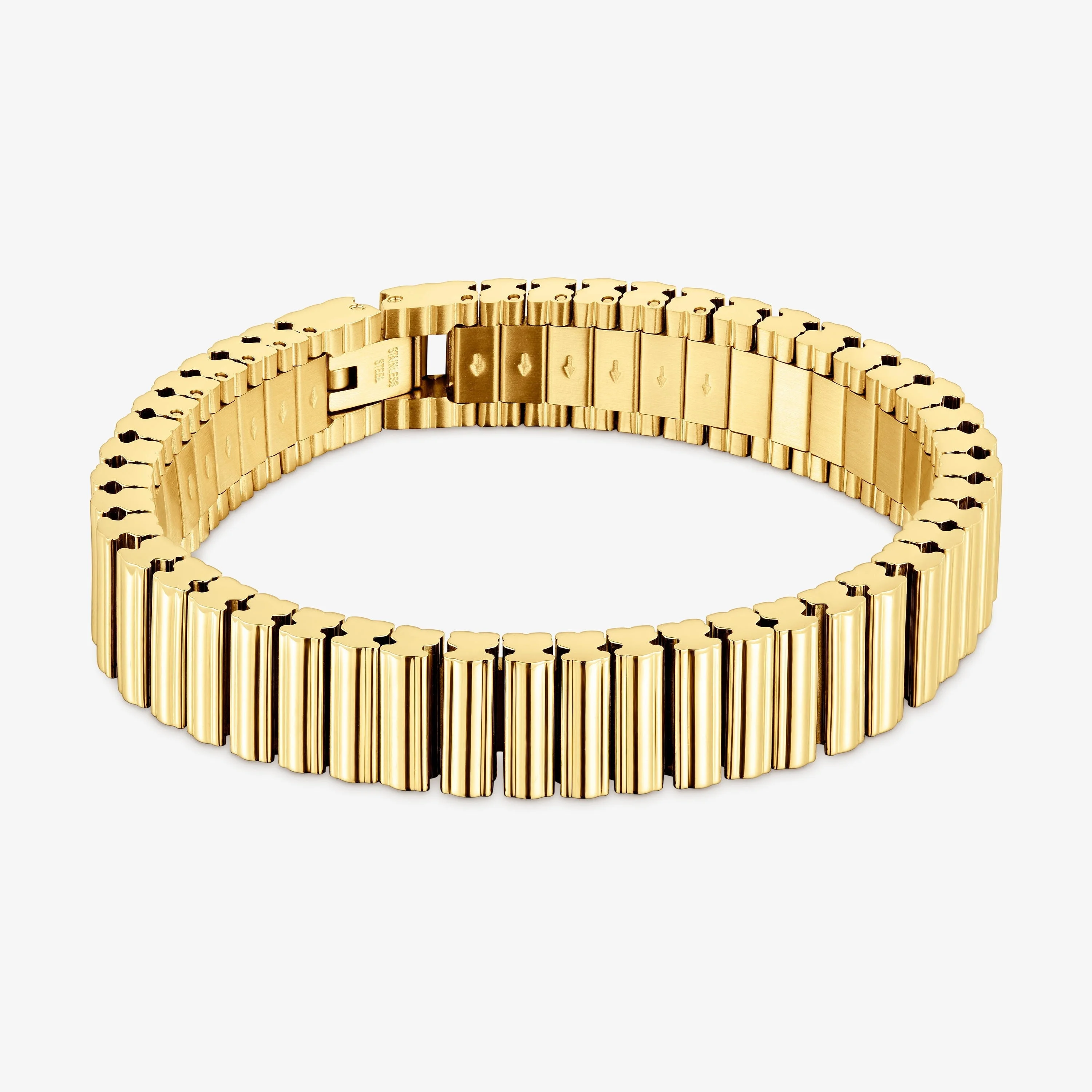 12 mm gold-colored steel link Bracelet TOUS 1950 - 1