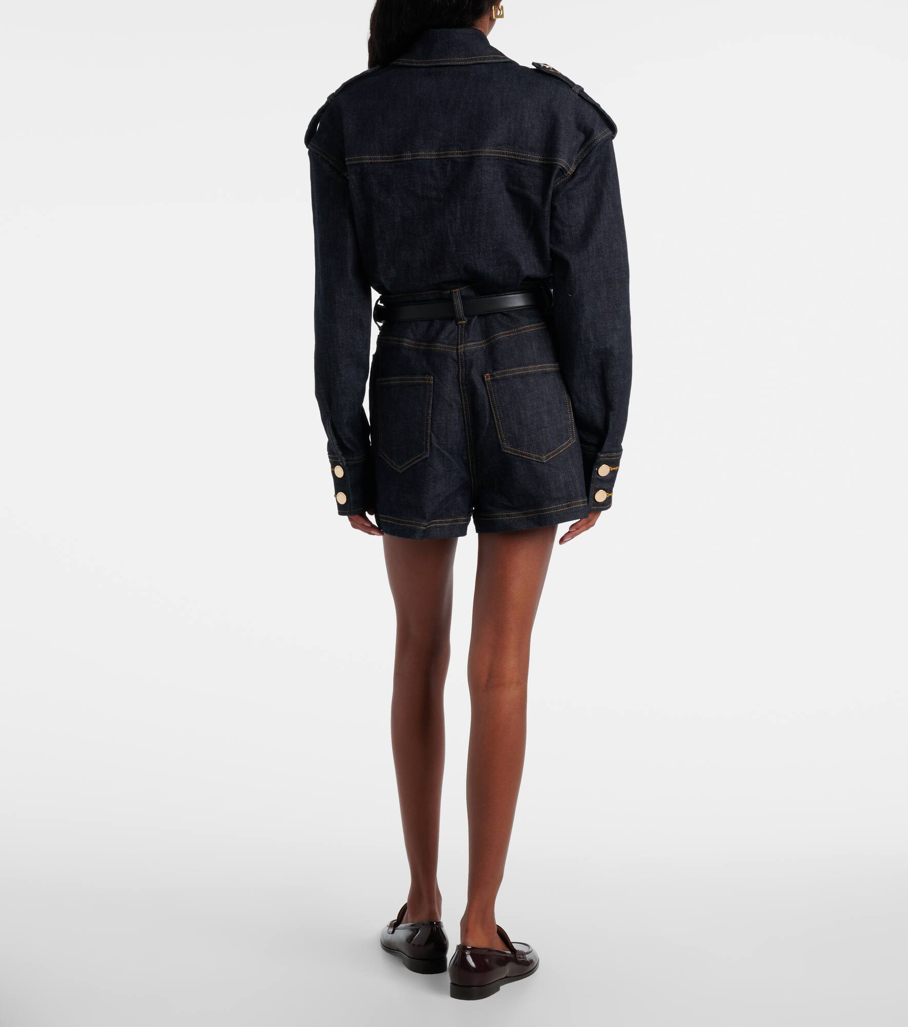 Denim romper - 3