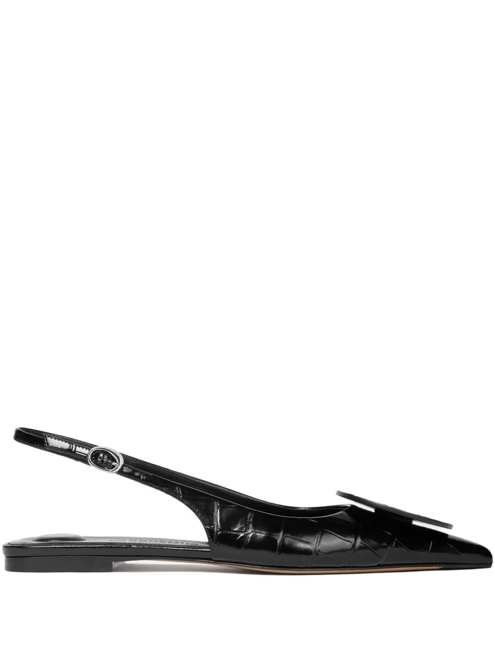 Duelo leather flat pumps - 1