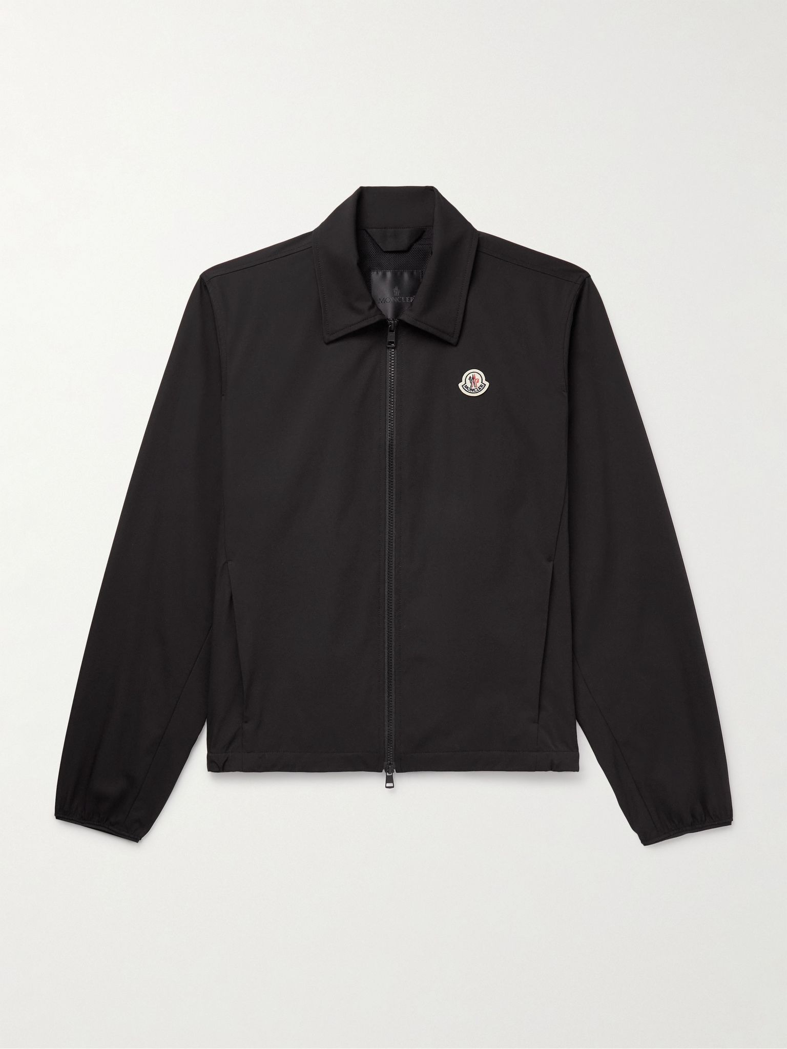 Evandro Logo-Appliquéd Shell Jacket Black - 1