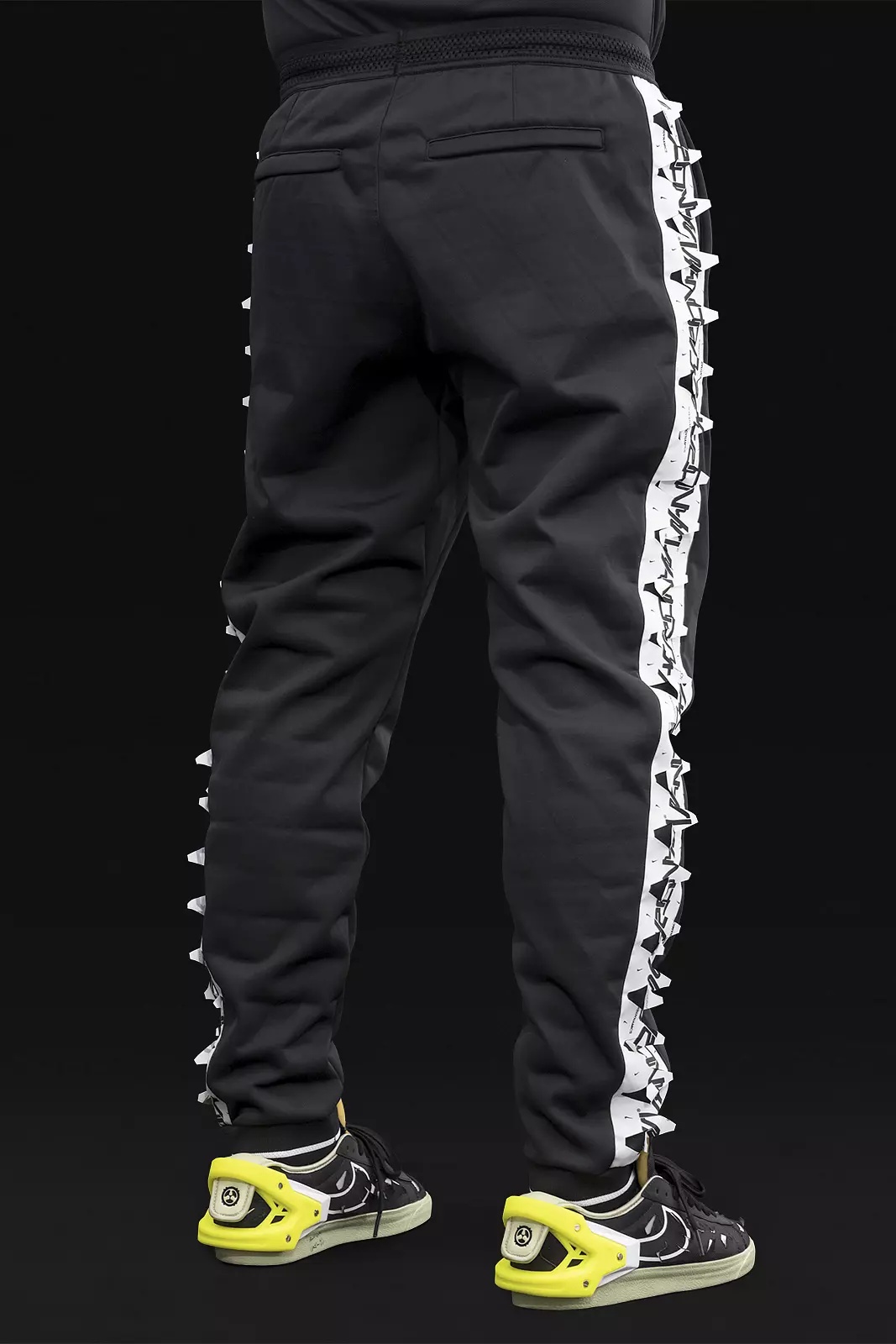 GGG-P1-010 Nike® Acronym® Track Pant Knit BLACK/BLACK - 5