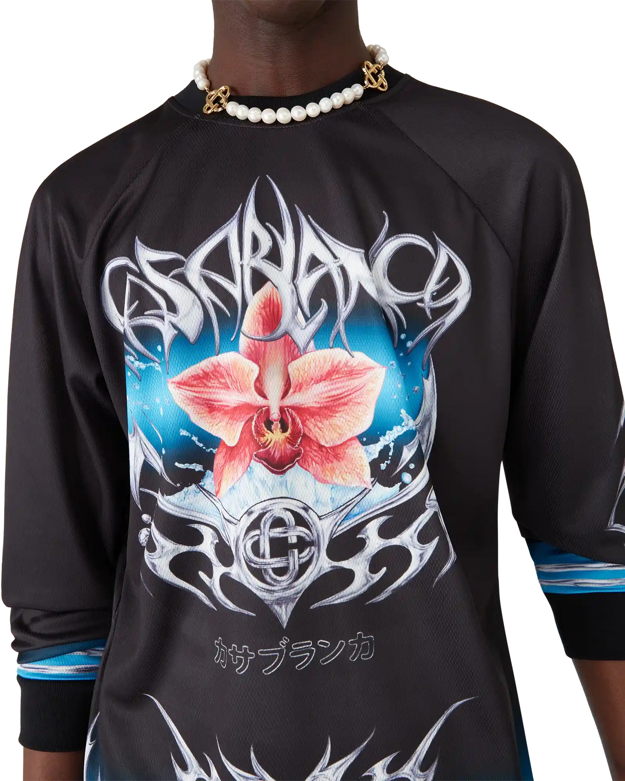 Blade Long Sleeve Football Jersey | Casablanca Paris - 3