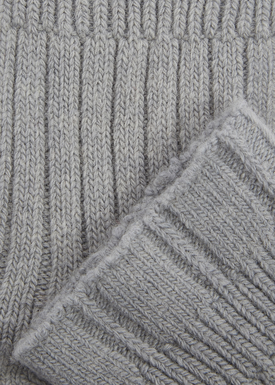 Bedsock Rib wool-blend socks - 3