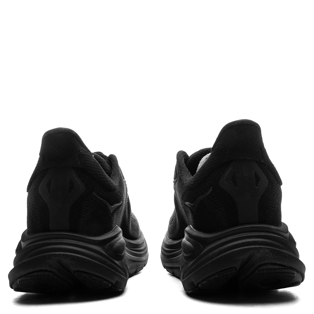 WOMEN'S CLIFTON 10 - BLACK/BLACK - 4