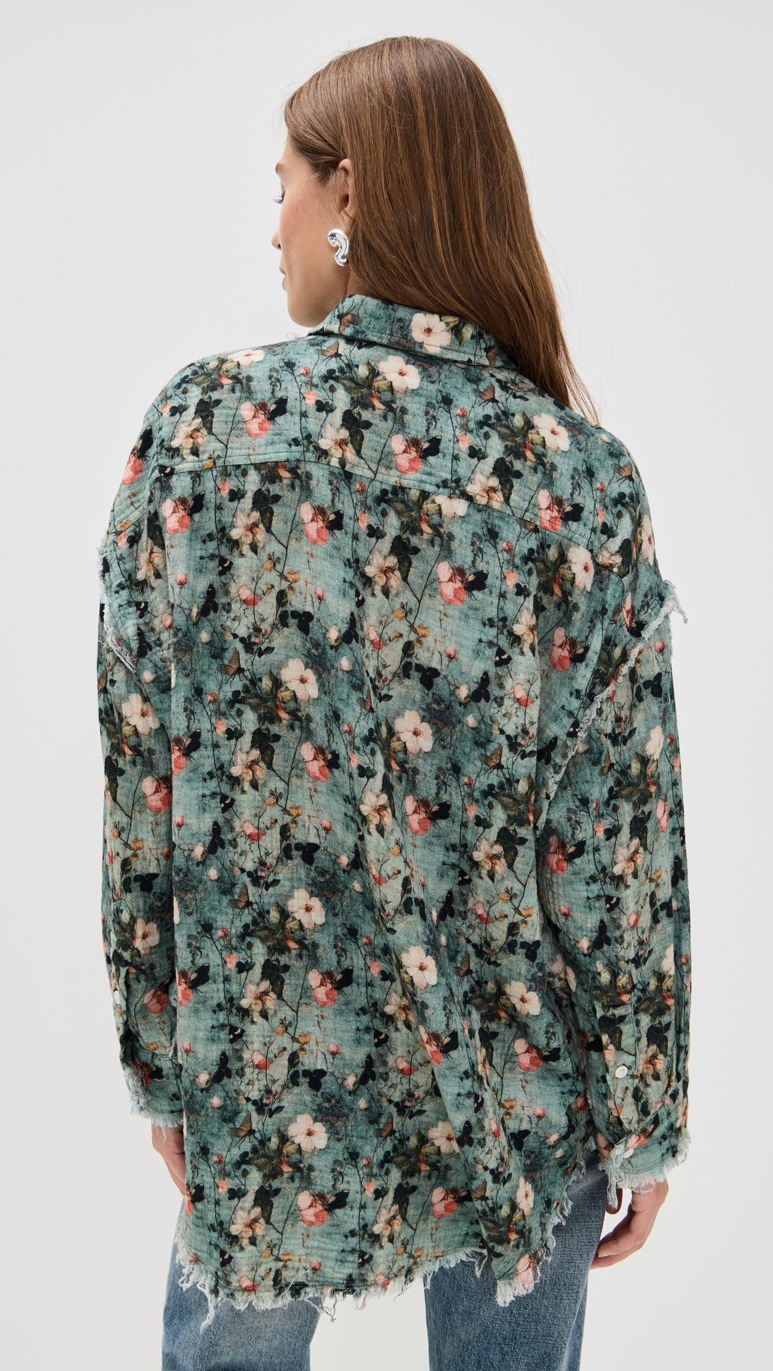 Shredded Seam Ruffle Shirt - 2