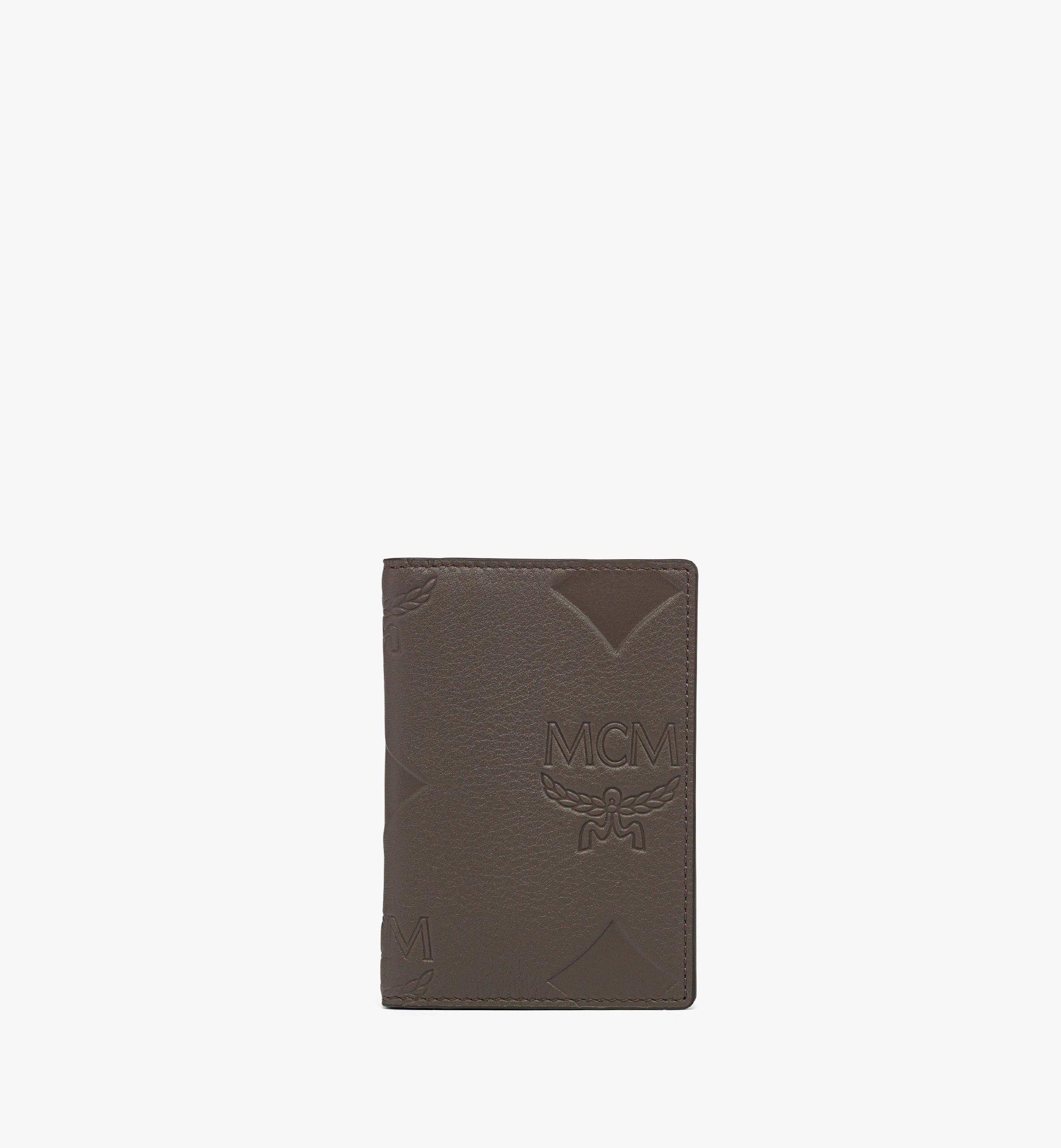 Aren Bifold Card Wallet in Maxi Monogram Leather - 1