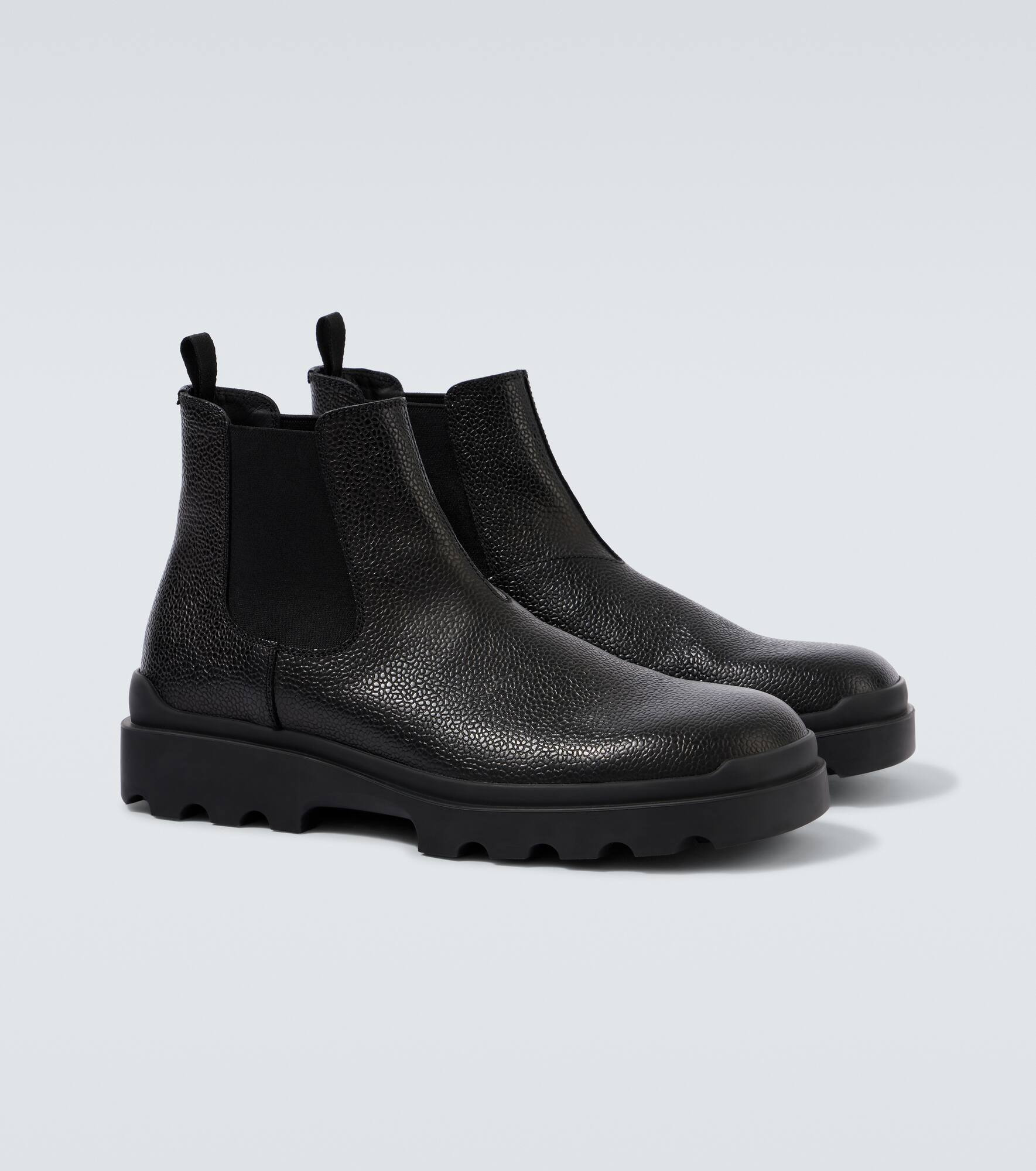 Chelsea leather ankle boots - 5