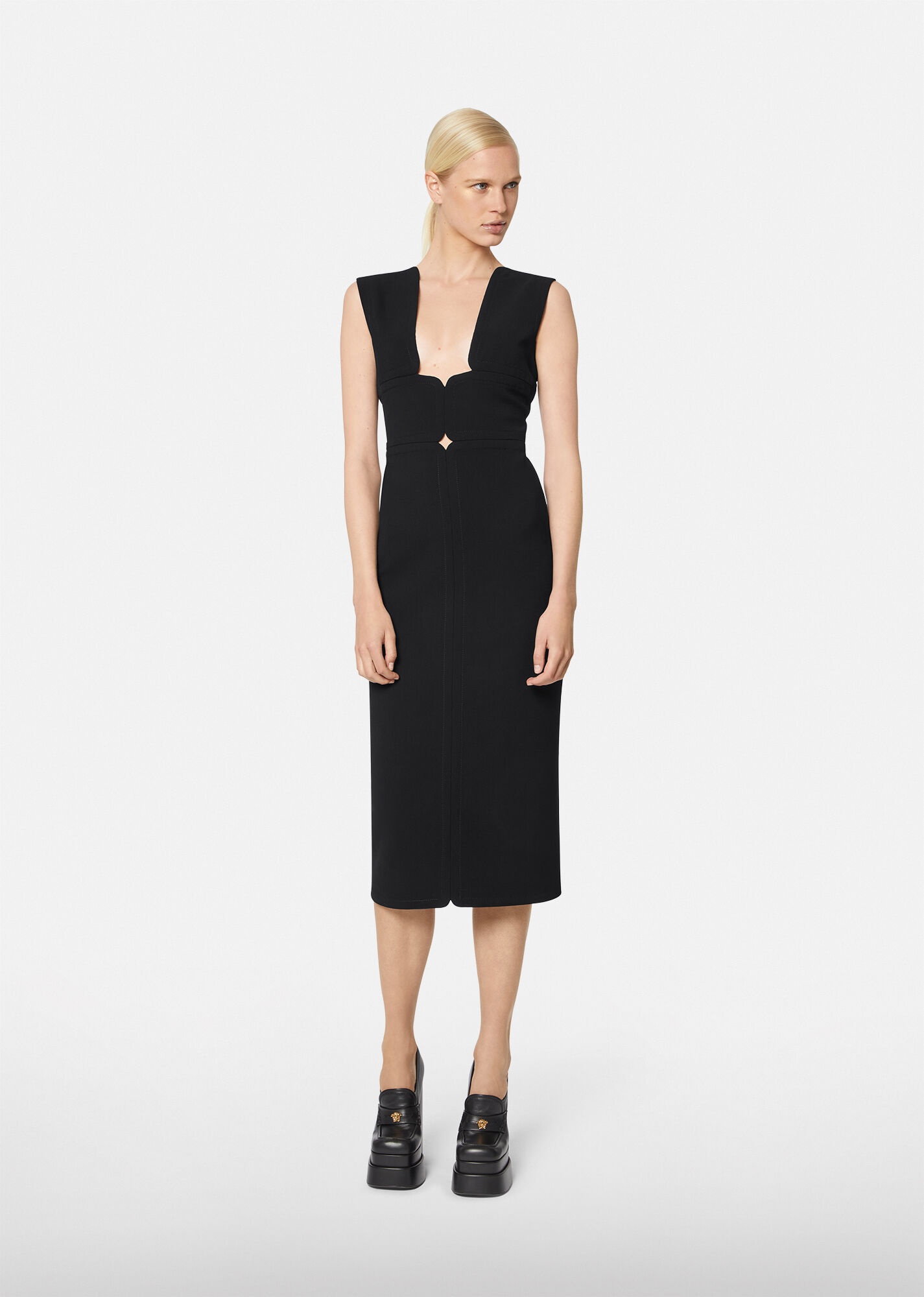 Wool Midi Dress - 2