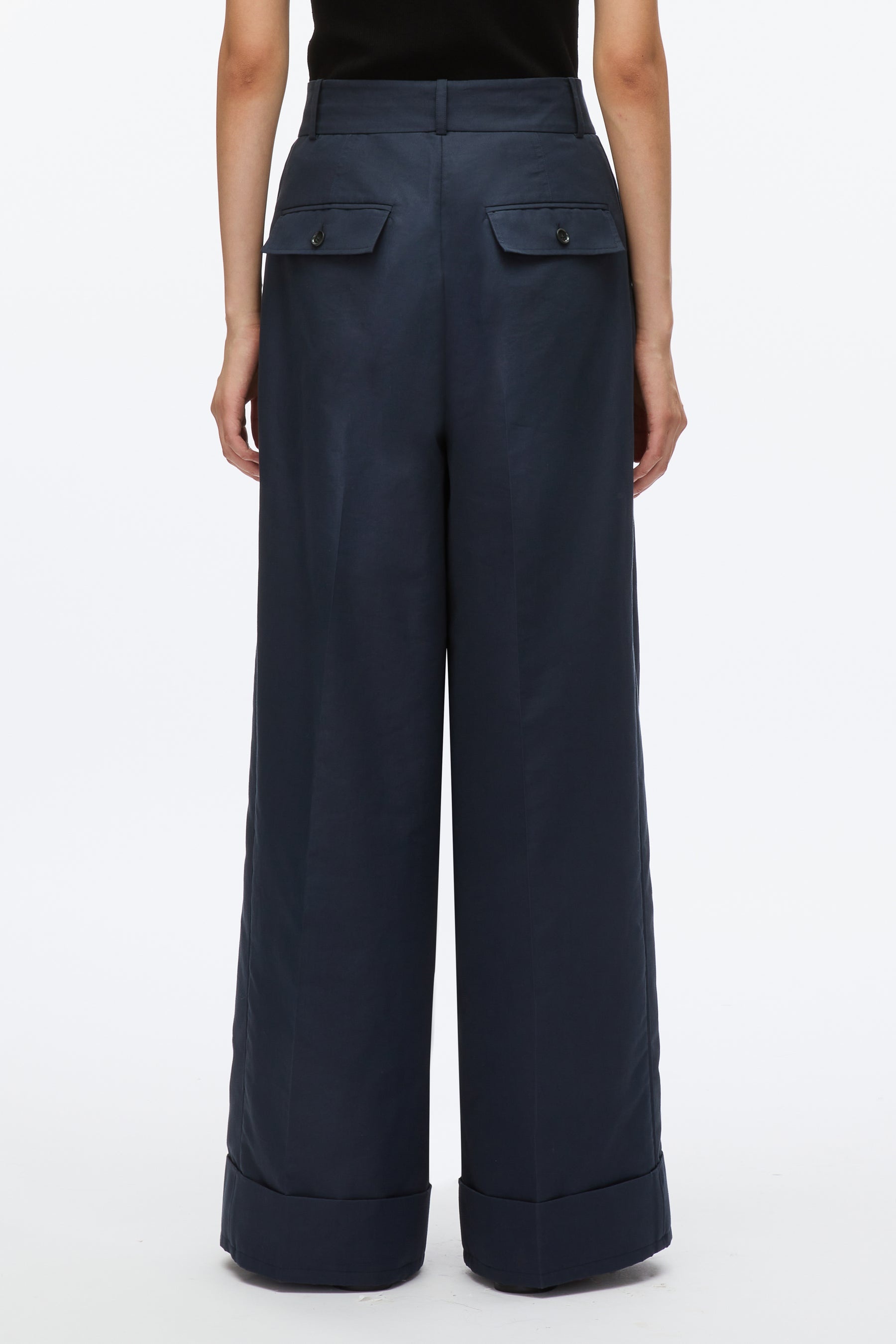 Petite Pleated Wide Leg Trouser - 4