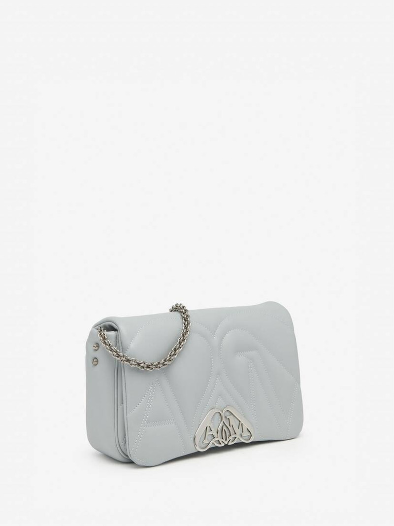 Alexander McQueen Women's The Seal Small Bag in Dust outlook
