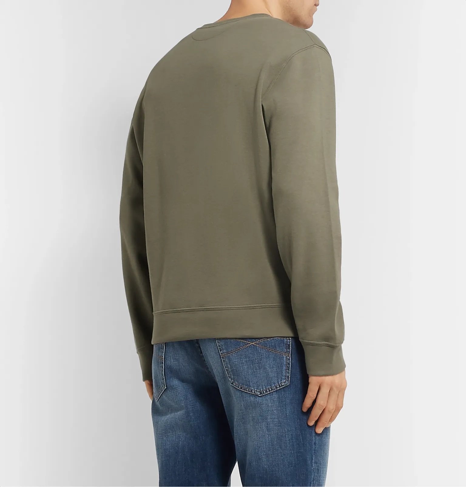 Loopback Cotton-Blend Jersey Sweatshirt - 11