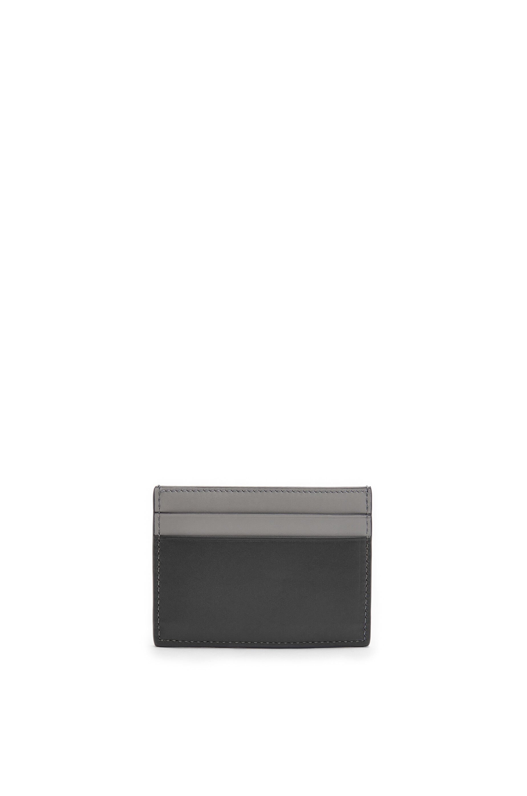 Mandragora plain cardholder in satin calfskin - 3