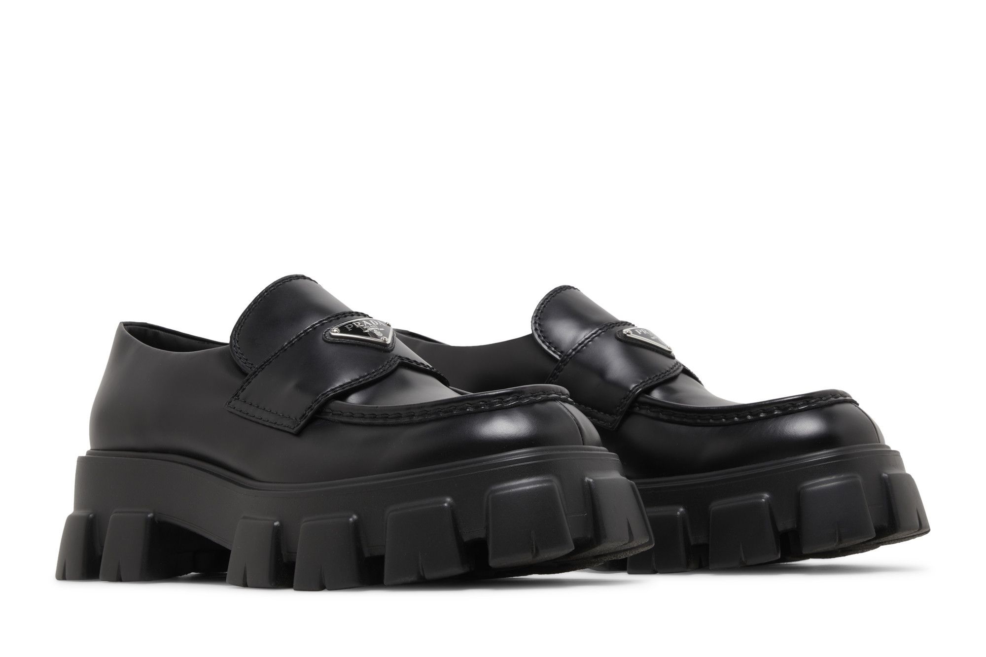 Prada Monolith Loafer 'Black' - 8