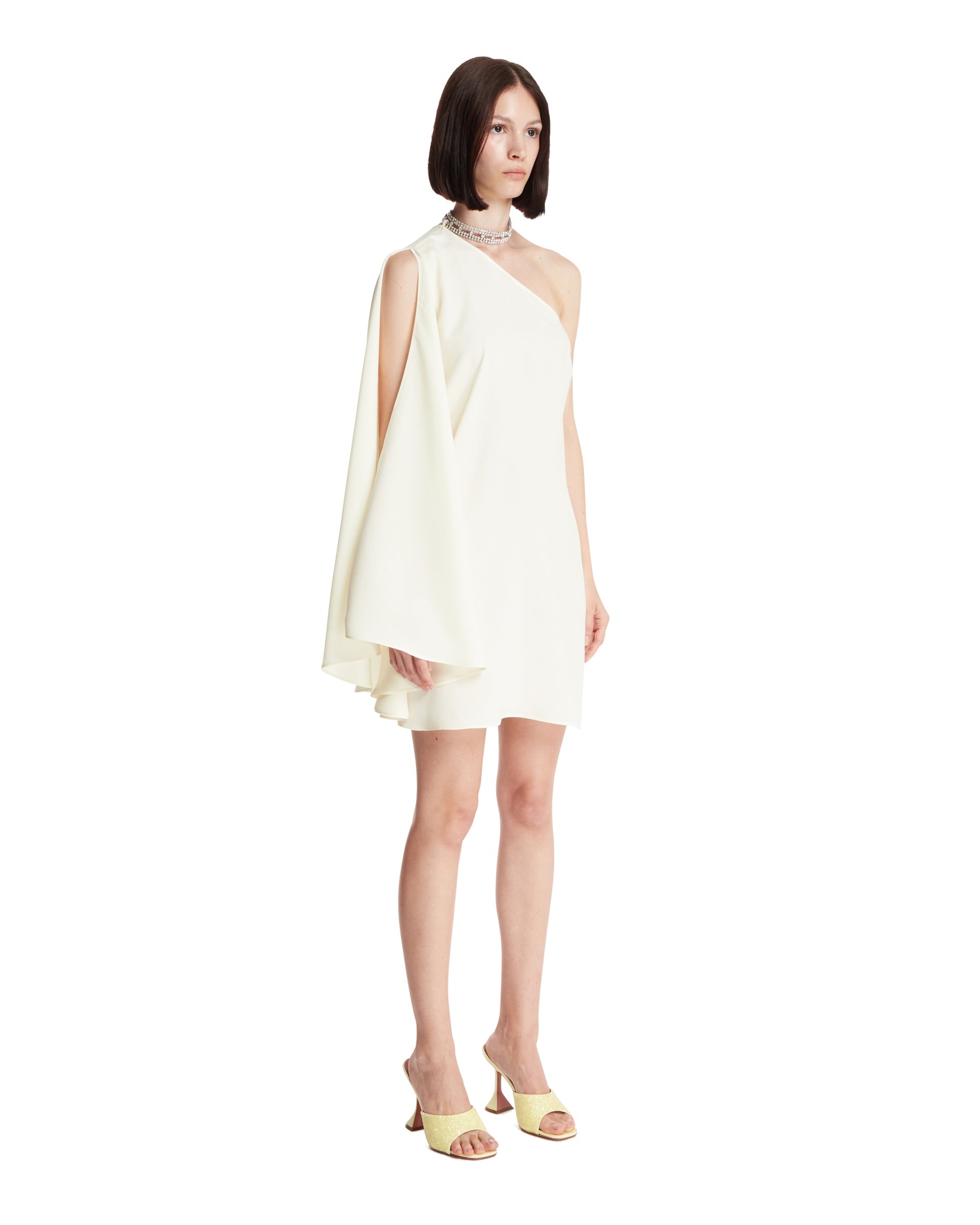 White Bolkan Crystal Mini Dress - 4