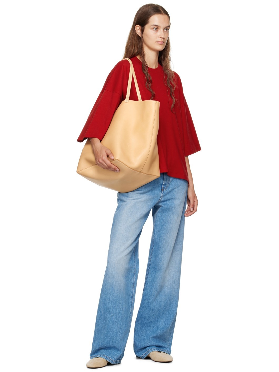Beige XL Park Tote - 4