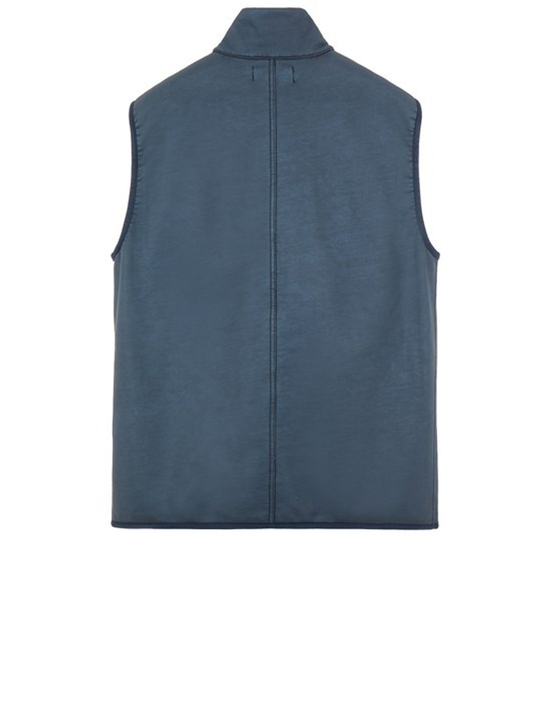 Stone Island G0729 FELPA DIAGONALE GOMMATA_GARMENT DYED AVIO BLUE outlook