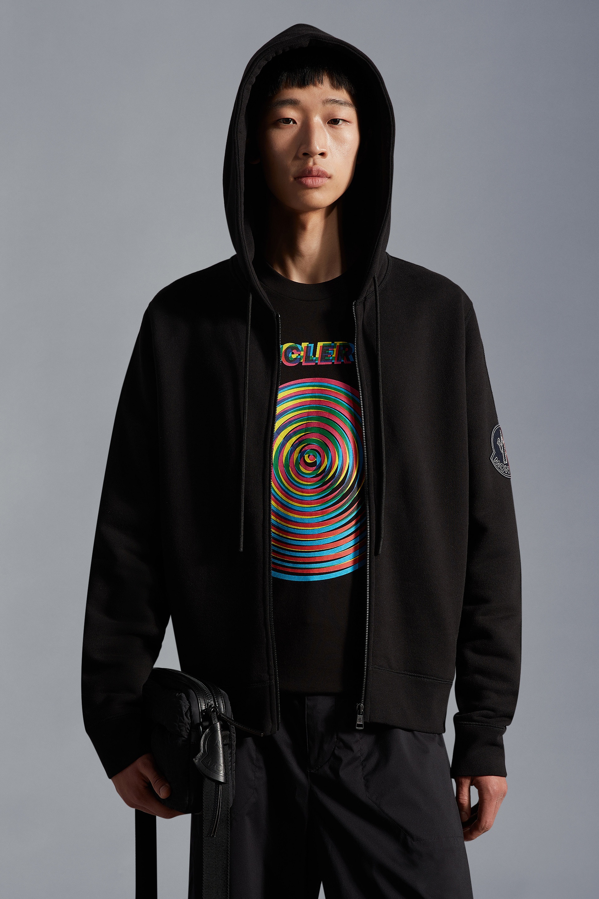 Moncler Logo Zip-Up Hoodie | REVERSIBLE
