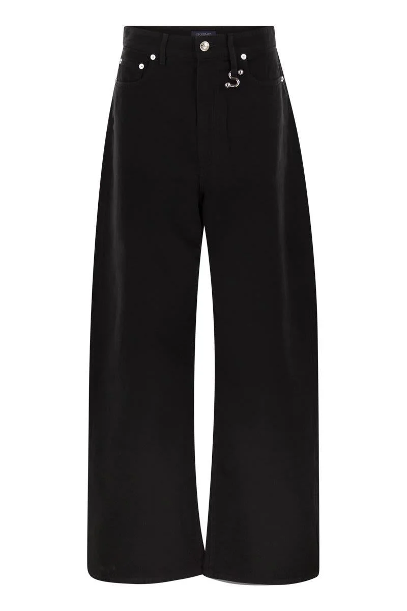 Sportmax Siamese - Low-Waisted Oversize Trousers - 1