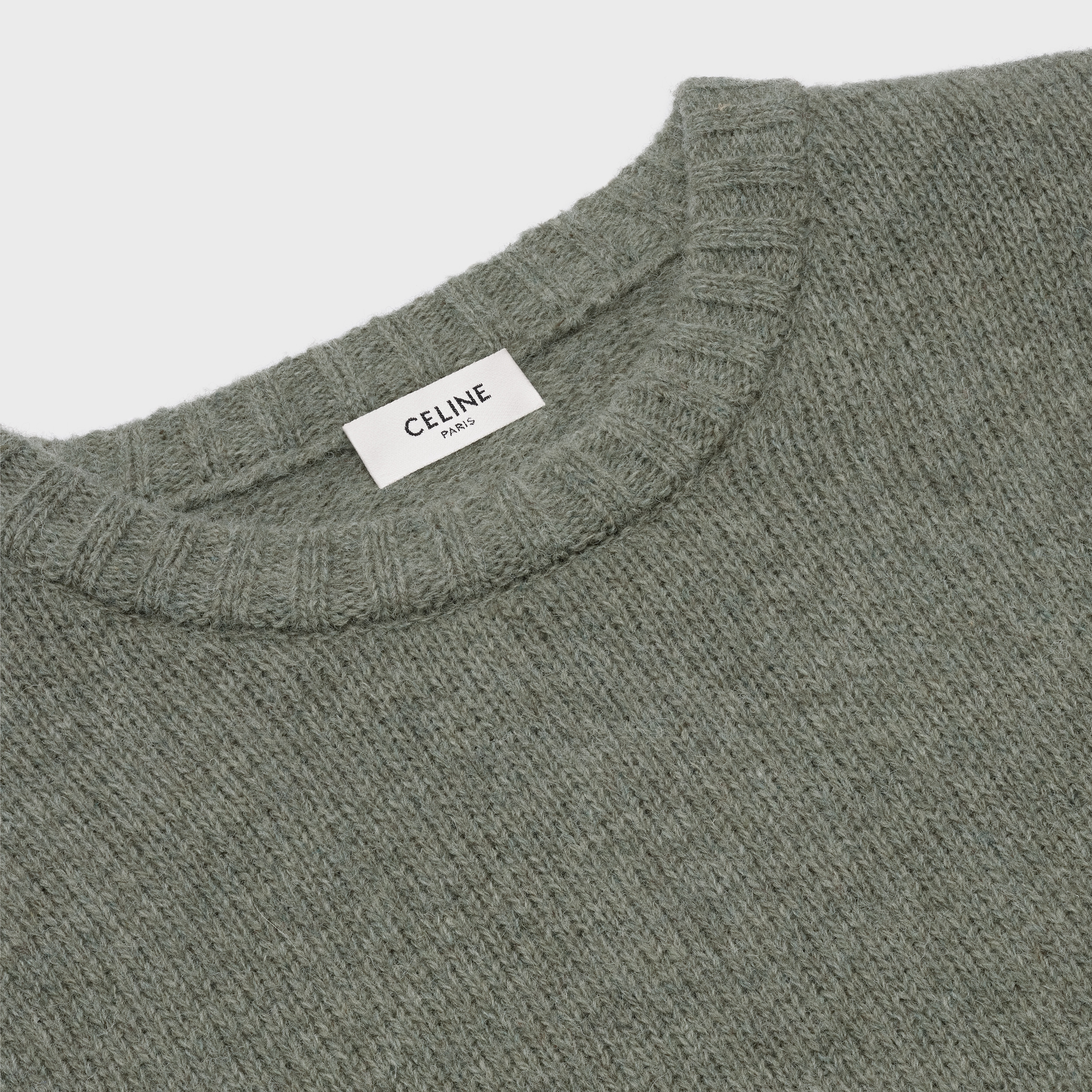 Crew Neck Sweater in iconic shetland - 3