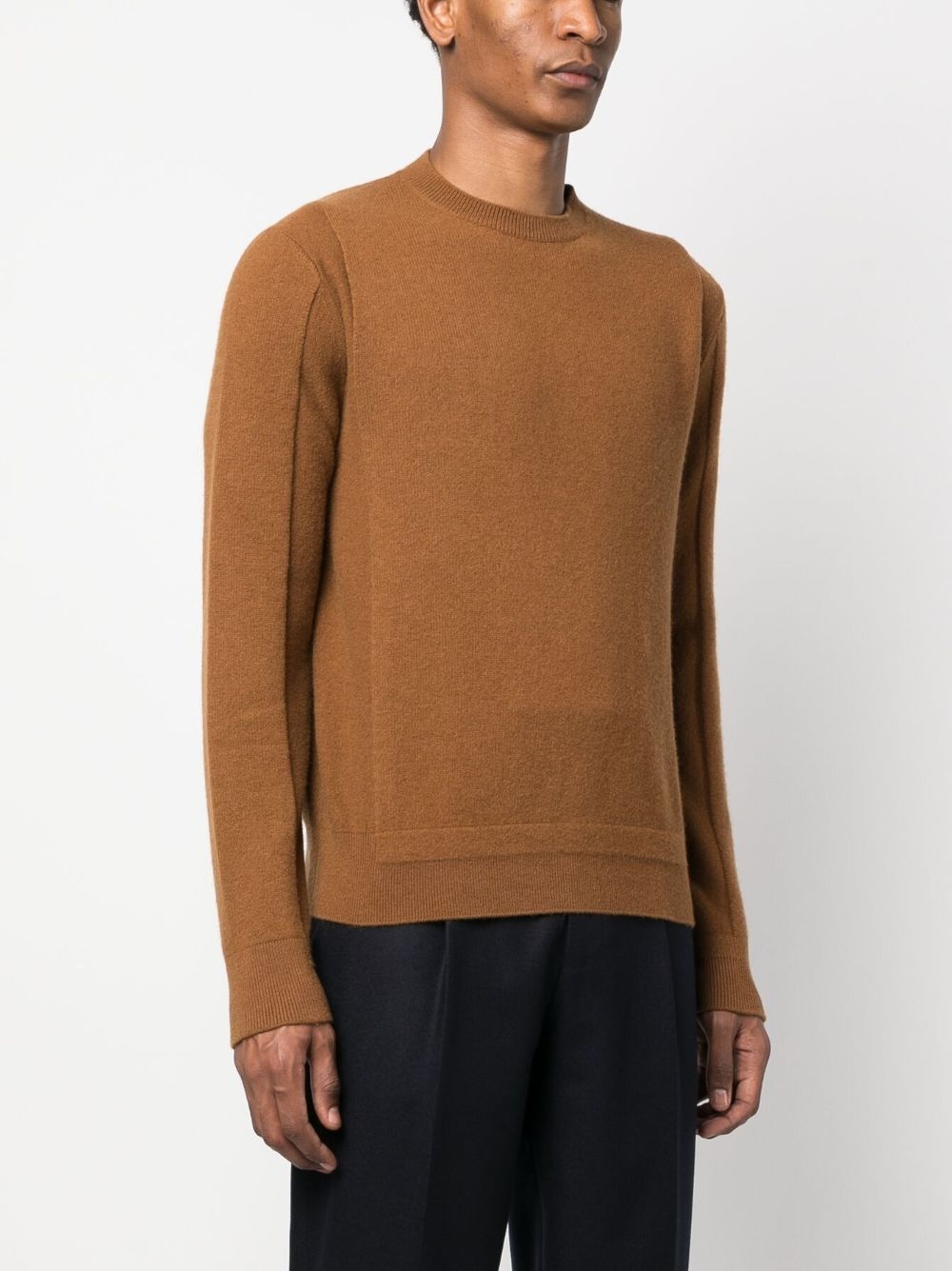 crew-neck wool-cashmere jumper - 3