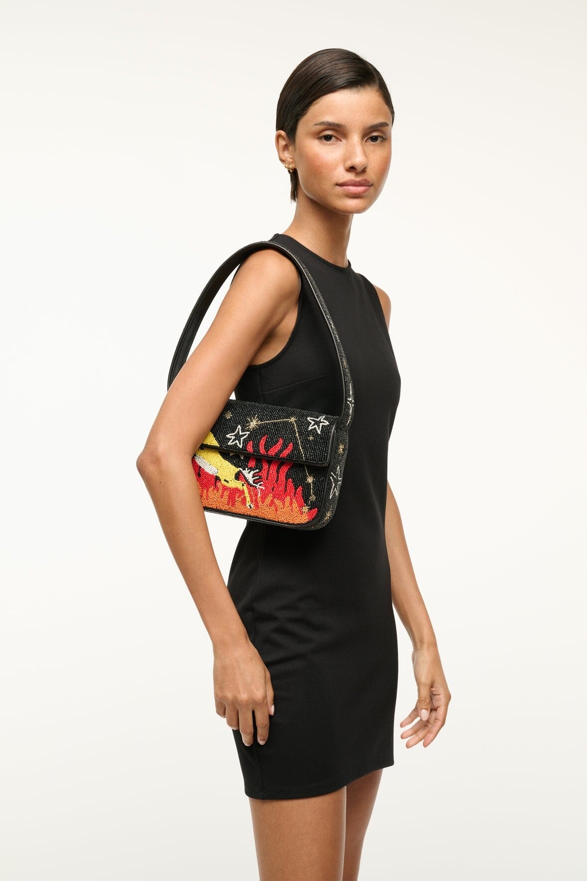 STAUD TOMMY BEADED BAG ARIES - 6