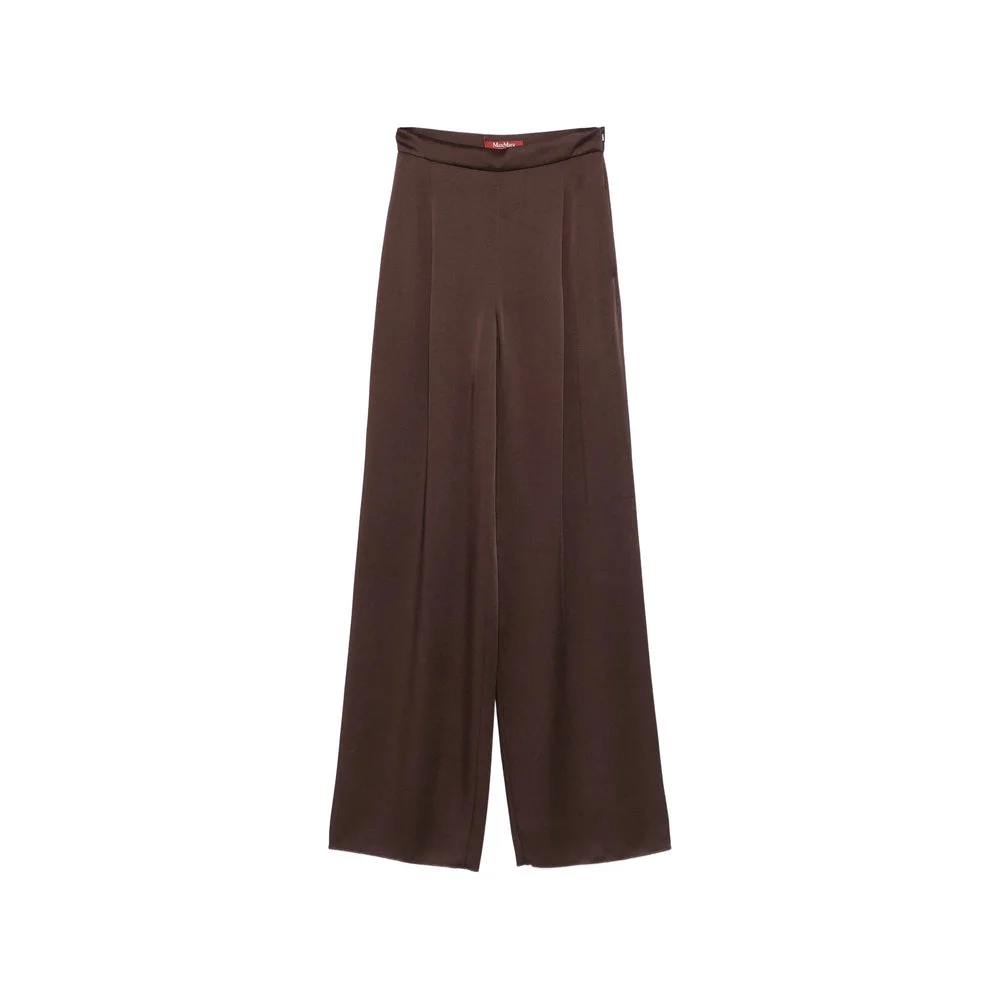 Max Mara Studio Brown Trousers - Palazzo Pants Women - 1