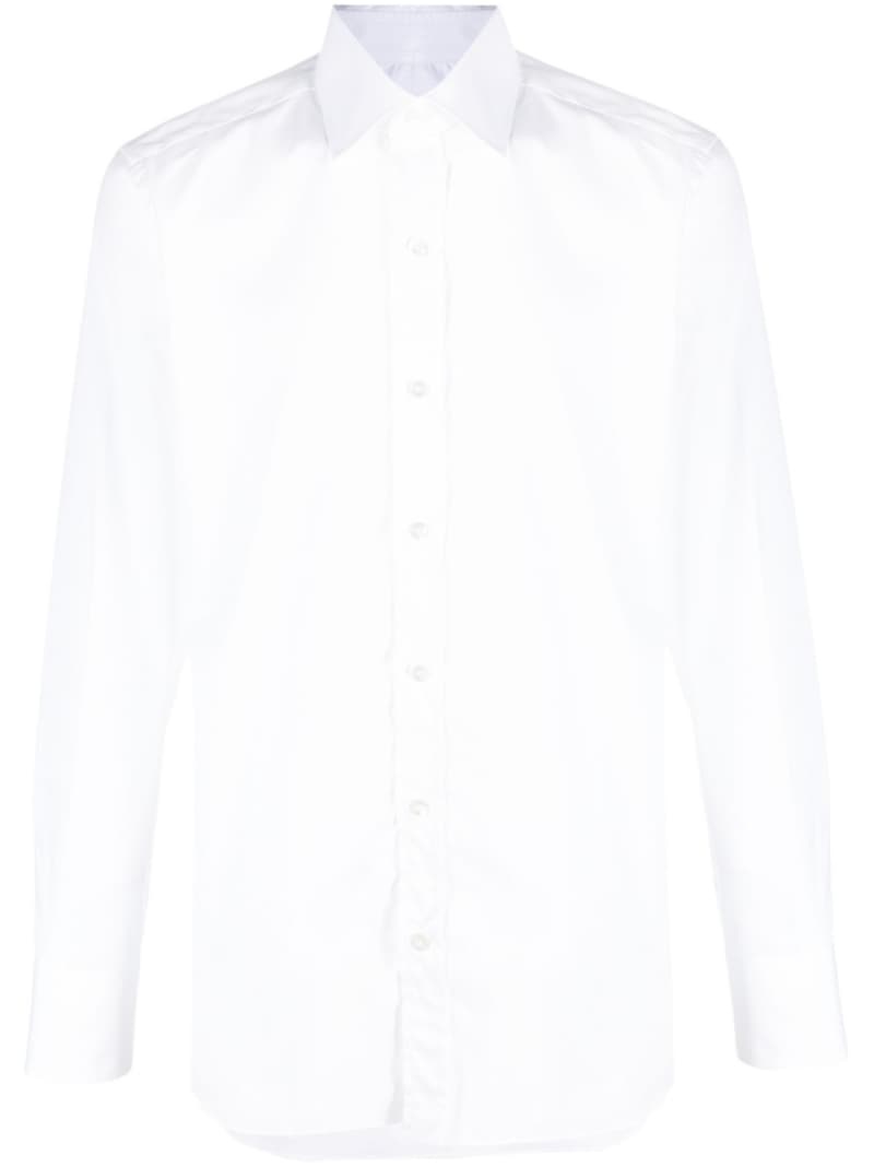 plain cotton shirt - 1