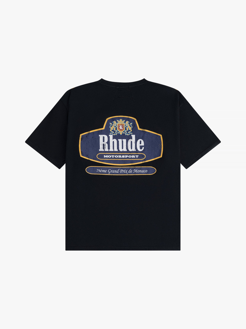 Rhude RACING CREST TEE outlook