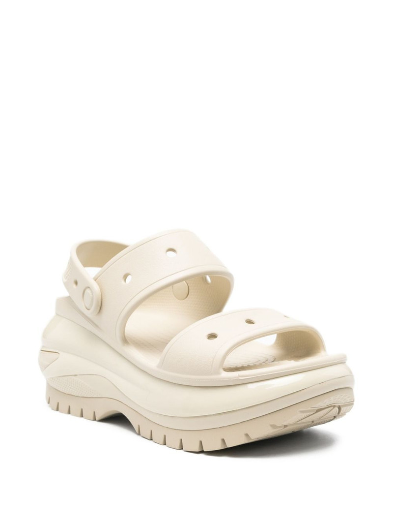 crocs platform two-strap sandals outlook