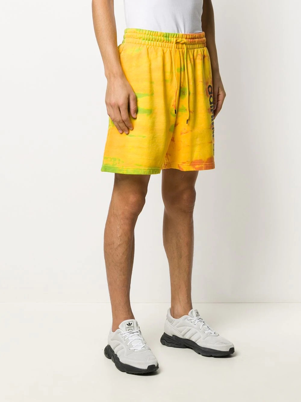 Adiprene tie-dye track shorts - 3