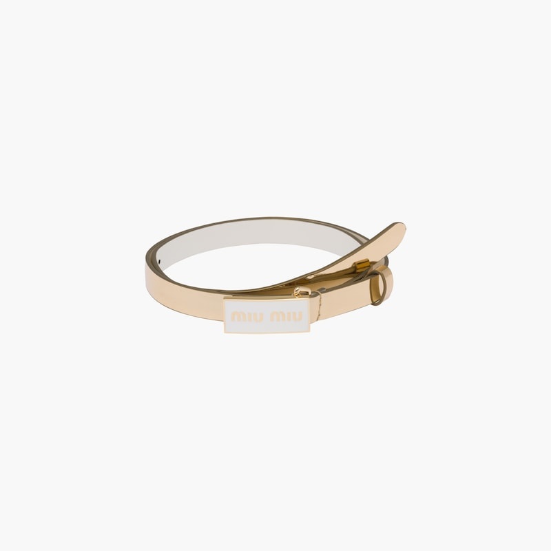 Brushed leather belt - 2