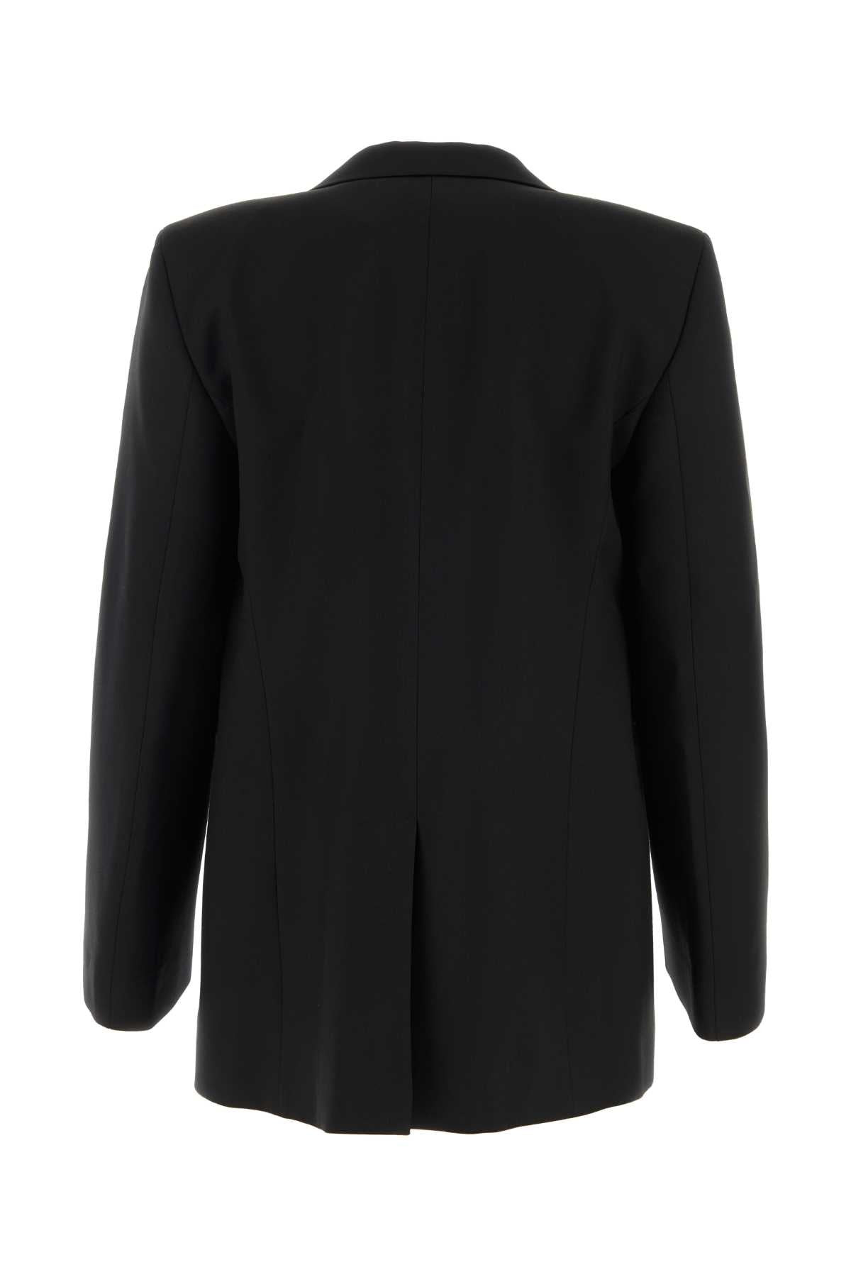 Chloe Women Black Wool Blend Blazer - 2