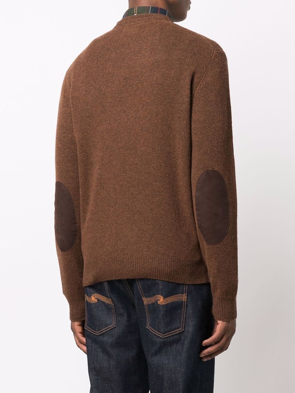 crew neck knitted jumper - 4