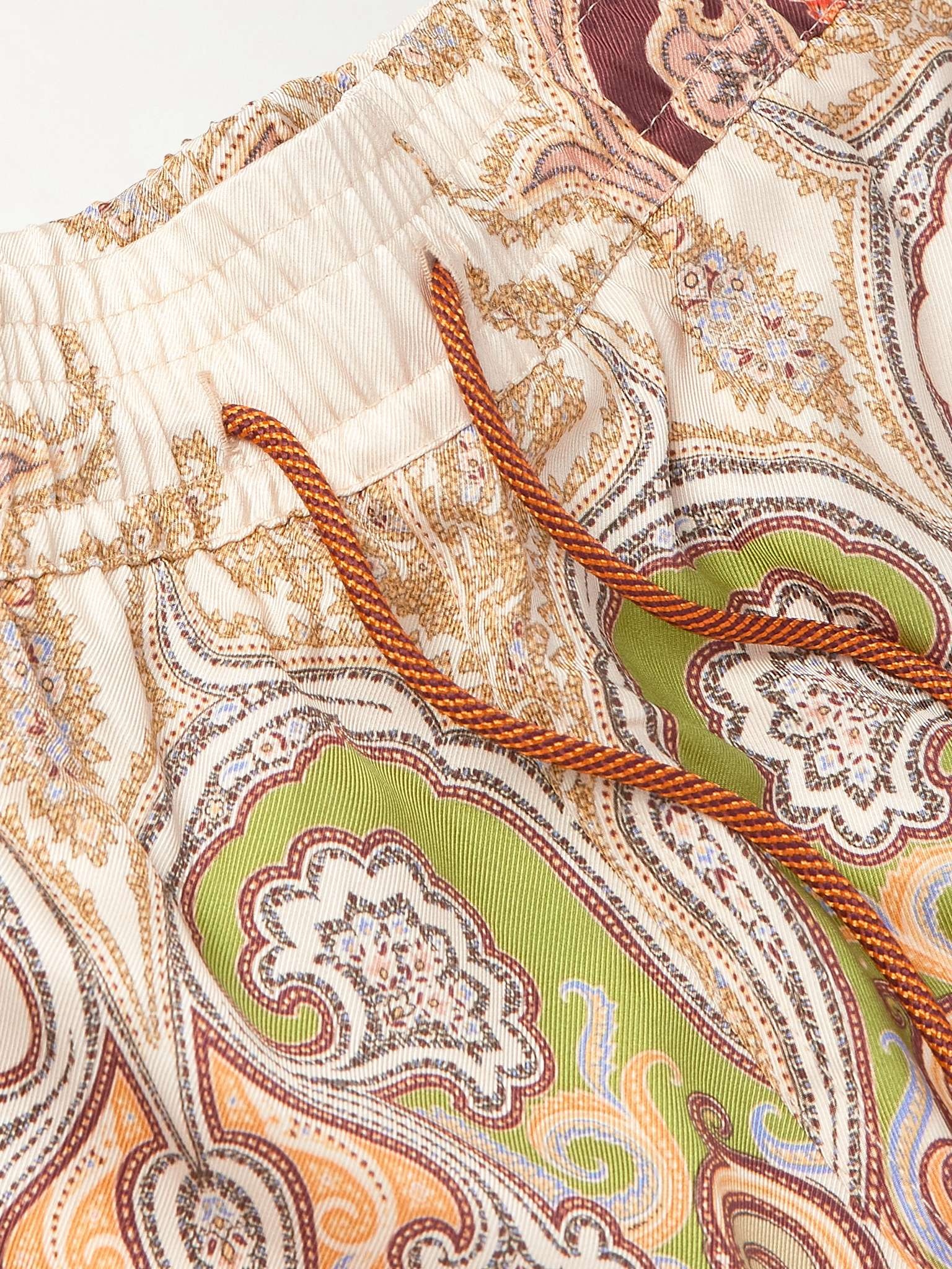 Straight-Leg Mid-Length Paisley-Print Swim Shorts - 5