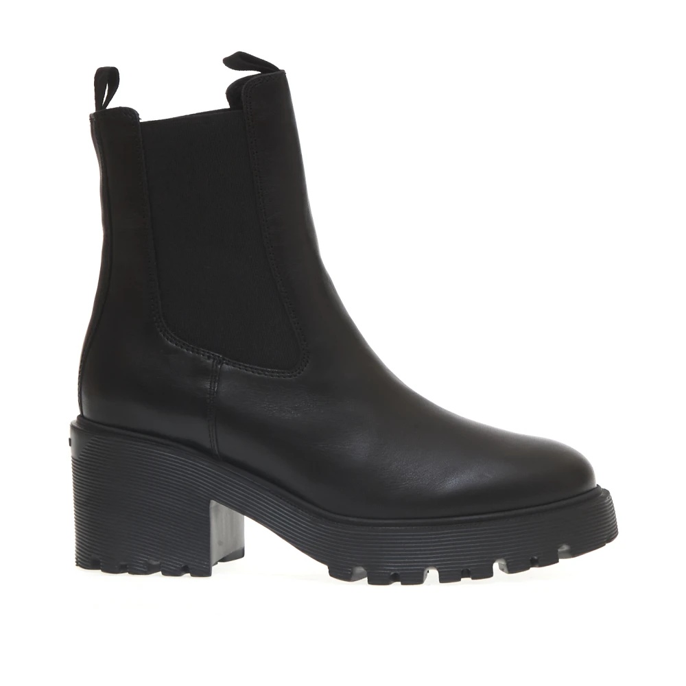 ミドルブーツ HOGAN Women Boots HXW6740FM10TQ1B999 Black Biker boots Hogan 